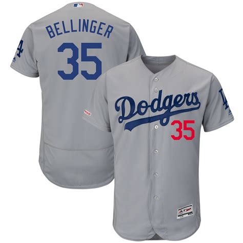 grey la dodgers jersey|authentic la dodgers jersey.